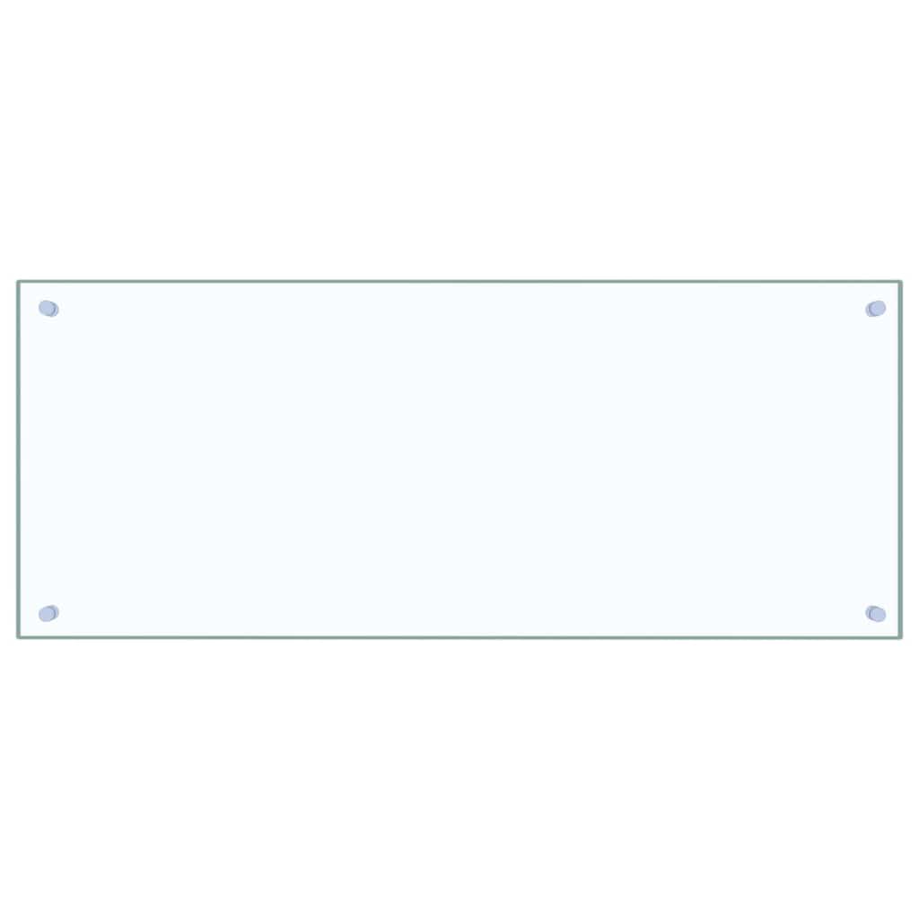 Küchenrückwand 2 pcs Transparent 100 x 40 cm Gehärtetes Glas