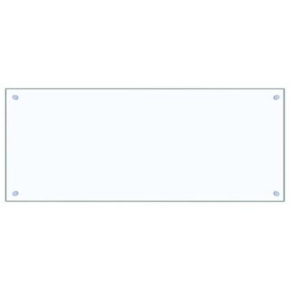 Küchenrückwand 2 pcs Transparent 100 x 40 cm Gehärtetes Glas