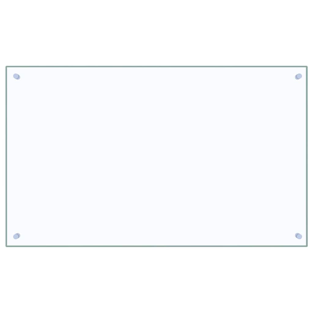 Küchenrückwand 2 pcs Transparent 100 x 60 cm Gehärtetes Glas