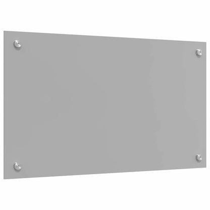 Küchenrückwand 2 pcs Hellgrau 70 x 40 cm Gehärtetes Glas