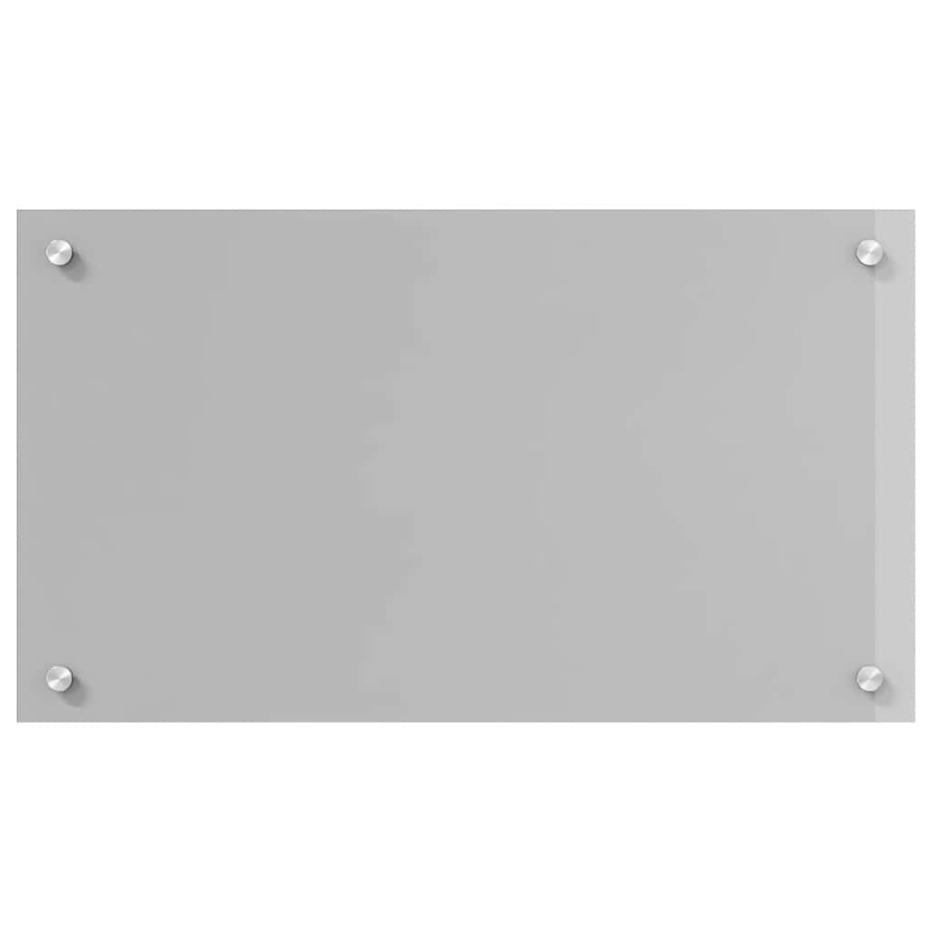 Küchenrückwand 2 pcs Hellgrau 70 x 40 cm Gehärtetes Glas