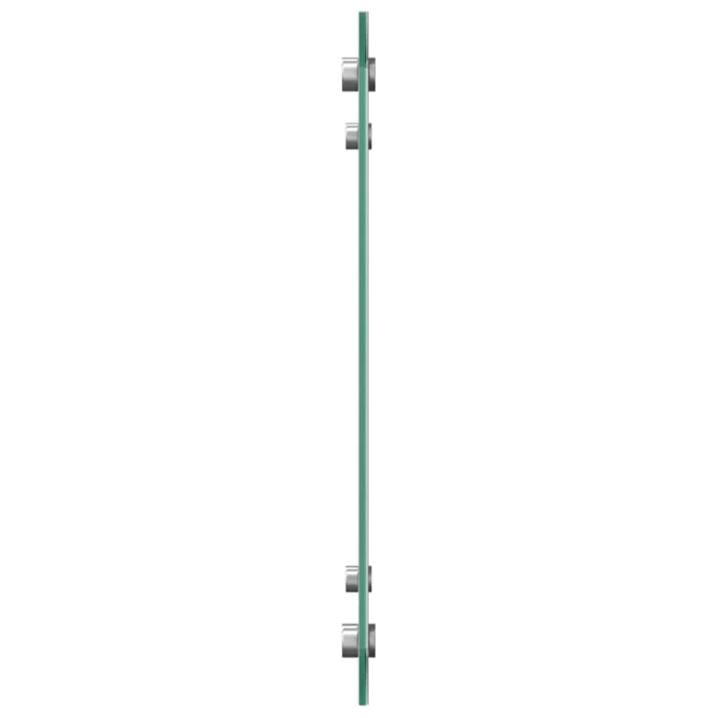 Küchenrückwand 2 pcs Hellgrau 70 x 40 cm Gehärtetes Glas