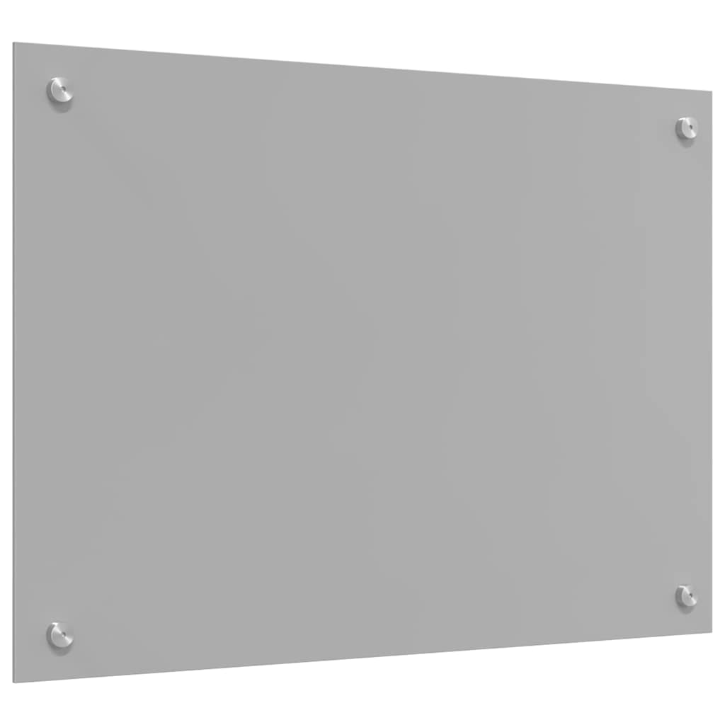 Küchenrückwand 2 pcs Hellgrau 70 x 50 cm Gehärtetes Glas