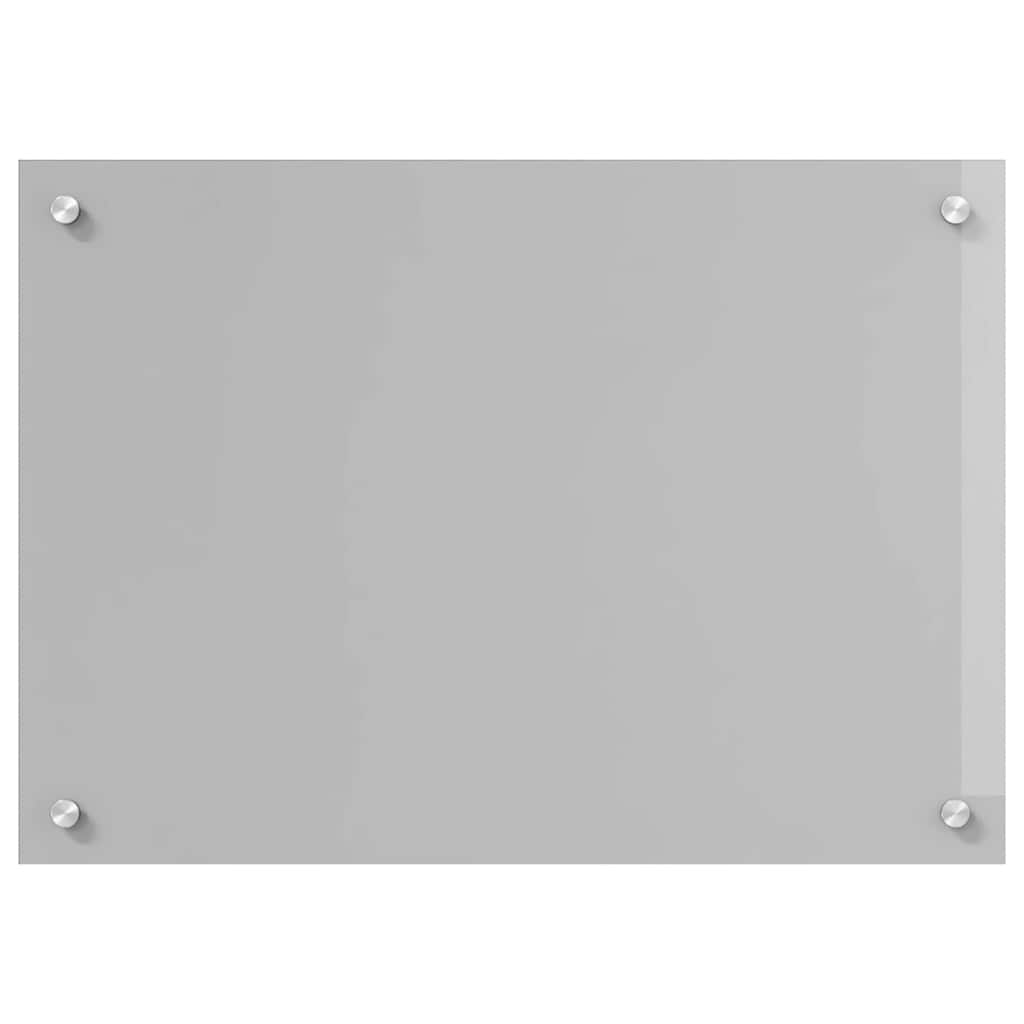 Küchenrückwand 2 pcs Hellgrau 70 x 50 cm Gehärtetes Glas