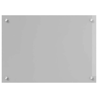 Küchenrückwand 2 pcs Hellgrau 70 x 50 cm Gehärtetes Glas