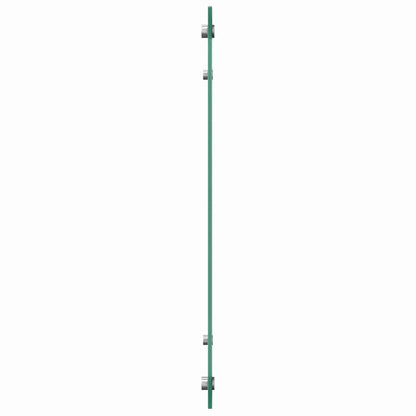 Küchenrückwand 2 pcs Hellgrau 80 x 60 cm Gehärtetes Glas
