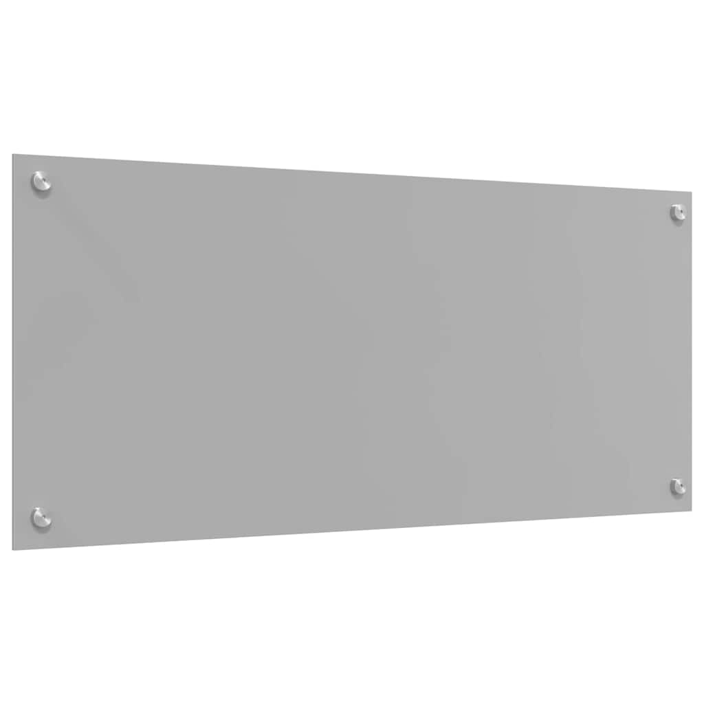 Küchenrückwand 2 pcs Hellgrau 90 x 40 cm Gehärtetes Glas