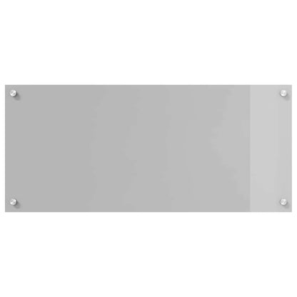 Küchenrückwand 2 pcs Hellgrau 90 x 40 cm Gehärtetes Glas