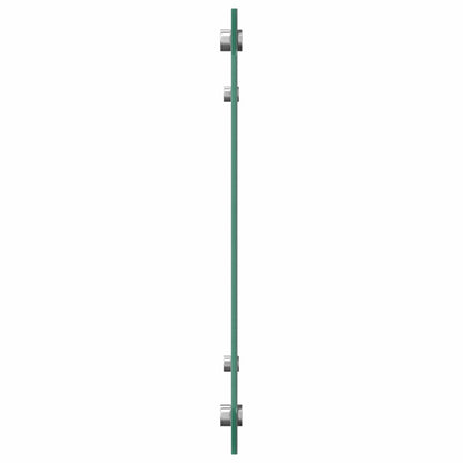 Küchenrückwand 2 pcs Hellgrau 90 x 40 cm Gehärtetes Glas