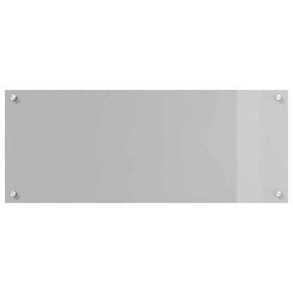 Küchenrückwand 2 pcs Hellgrau 100 x 40 cm Gehärtetes Glas