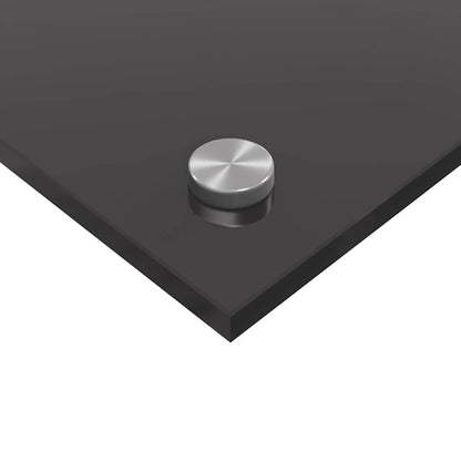 Küchenrückwand 2 pcs Dunkelgrau 70 x 40 cm Gehärtetes Glas