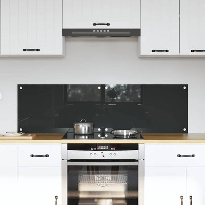 Küchenrückwand 2 pcs Dunkelgrau 70 x 40 cm Gehärtetes Glas