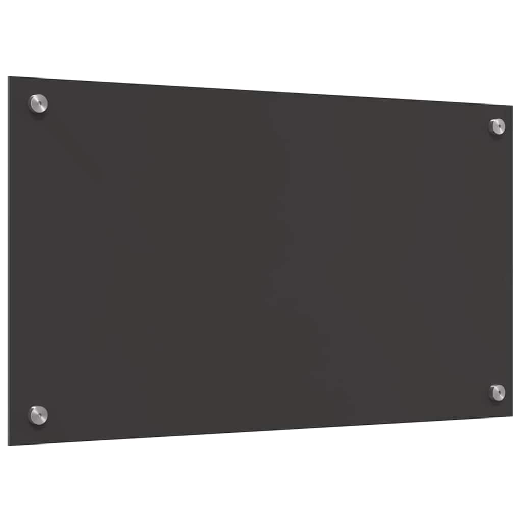 Küchenrückwand 2 pcs Dunkelgrau 70 x 40 cm Gehärtetes Glas