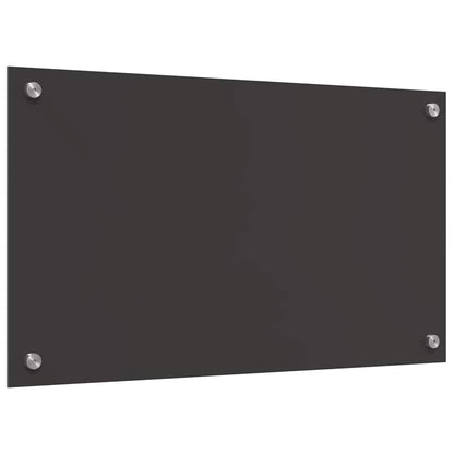 Küchenrückwand 2 pcs Dunkelgrau 70 x 40 cm Gehärtetes Glas