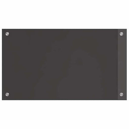 Küchenrückwand 2 pcs Dunkelgrau 70 x 40 cm Gehärtetes Glas
