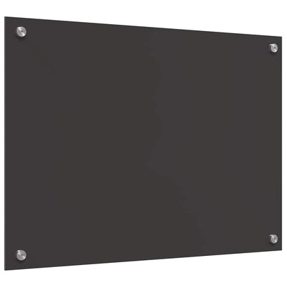 Küchenrückwand 2 pcs Dunkelgrau 70 x 50 cm Gehärtetes Glas