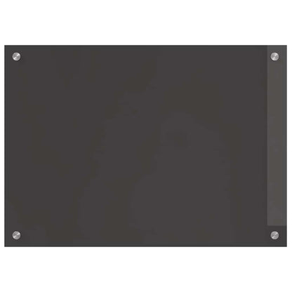 Küchenrückwand 2 pcs Dunkelgrau 70 x 50 cm Gehärtetes Glas