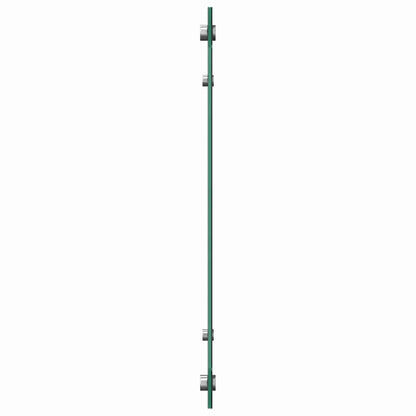 Küchenrückwand 2 pcs Dunkelgrau 70 x 50 cm Gehärtetes Glas