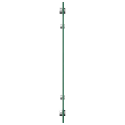Küchenrückwand 2 pcs Dunkelgrau 100 x 40 cm Gehärtetes Glas