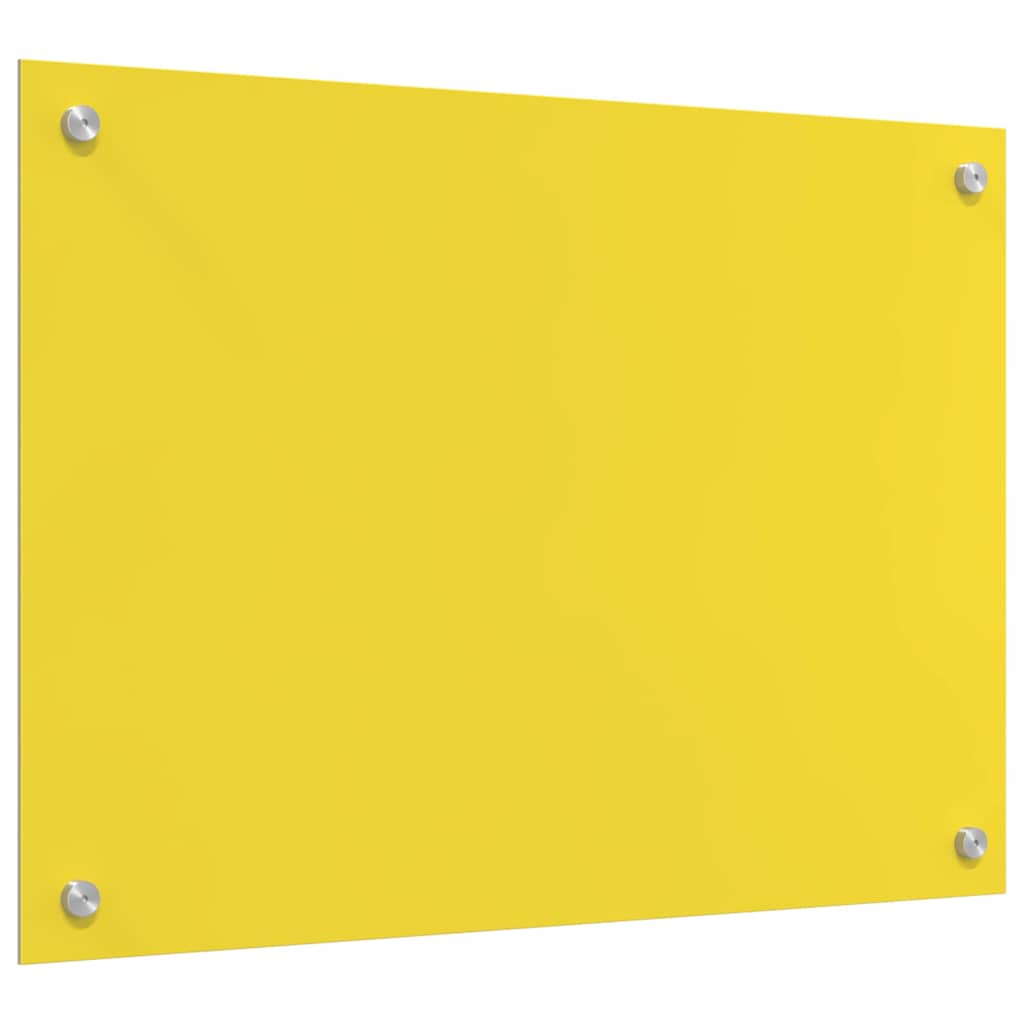 Küchenrückwand 2 pcs Gelb 70 x 50 cm Gehärtetes Glas
