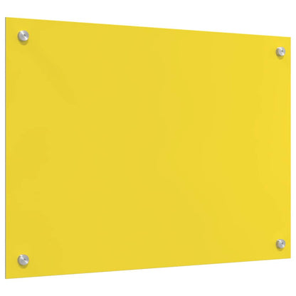 Küchenrückwand 2 pcs Gelb 70 x 50 cm Gehärtetes Glas