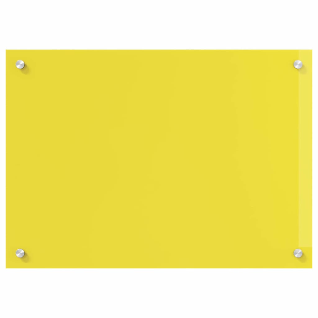 Küchenrückwand 2 pcs Gelb 70 x 50 cm Gehärtetes Glas