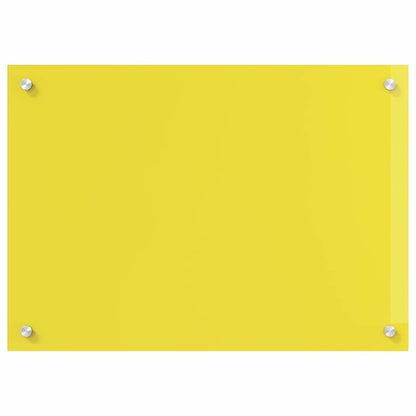 Küchenrückwand 2 pcs Gelb 70 x 50 cm Gehärtetes Glas