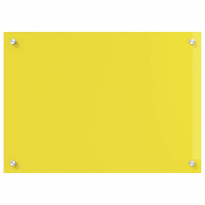 Küchenrückwand 2 pcs Gelb 70 x 60 cm Gehärtetes Glas