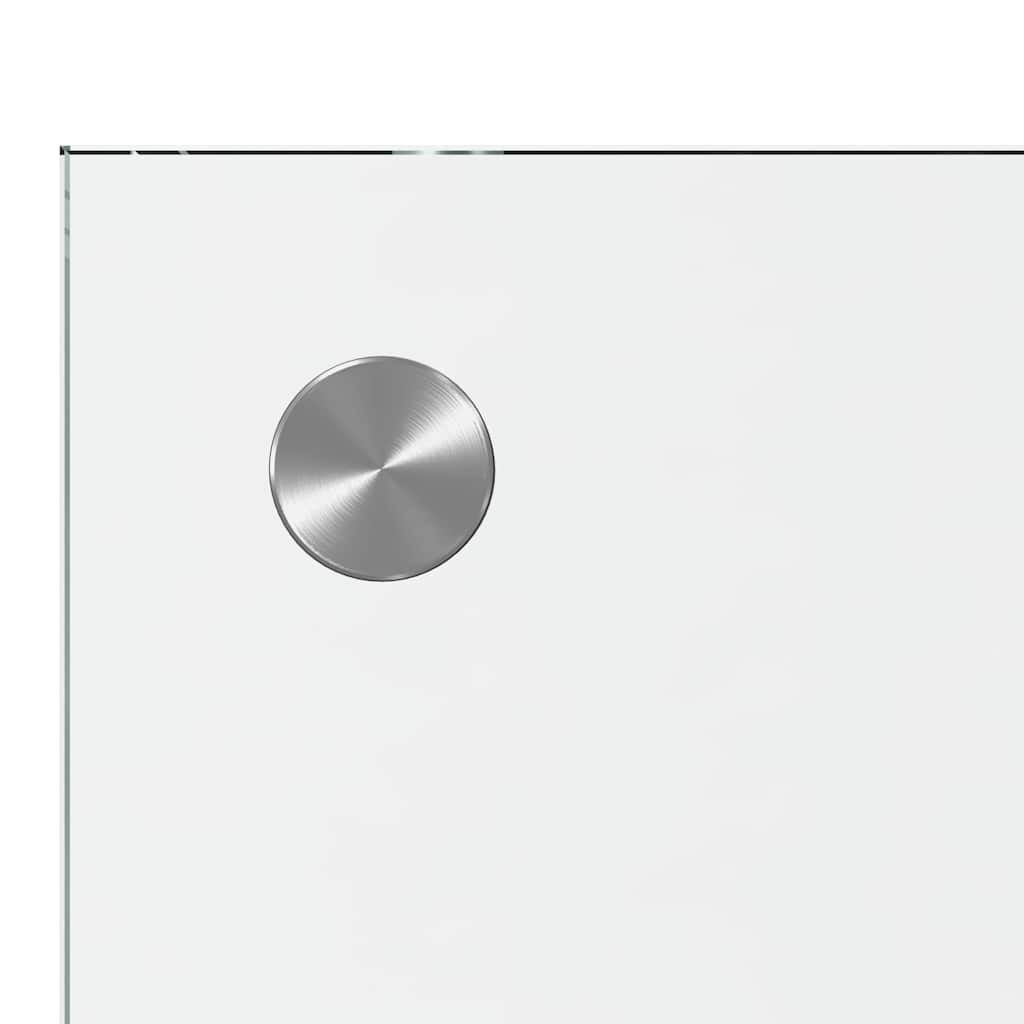 Küchenrückwand 2 pcs Transparent 110 x 60 cm Gehärtetes Glas