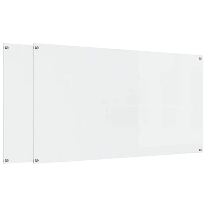 Küchenrückwand 2 pcs Transparent 110 x 60 cm Gehärtetes Glas
