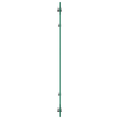 Küchenrückwand 2 pcs Schwarz 110 x 50 cm Gehärtetes Glas