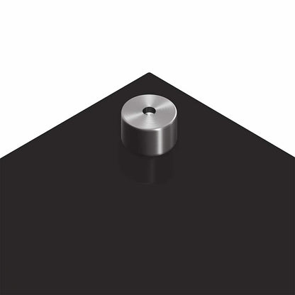 Küchenrückwand 2 pcs Schwarz 120 x 50 cm Gehärtetes Glas