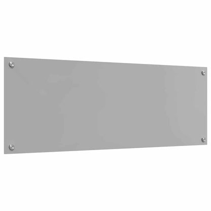 Küchenrückwand 2 pcs Hellgrau 110 x 40 cm Gehärtetes Glas