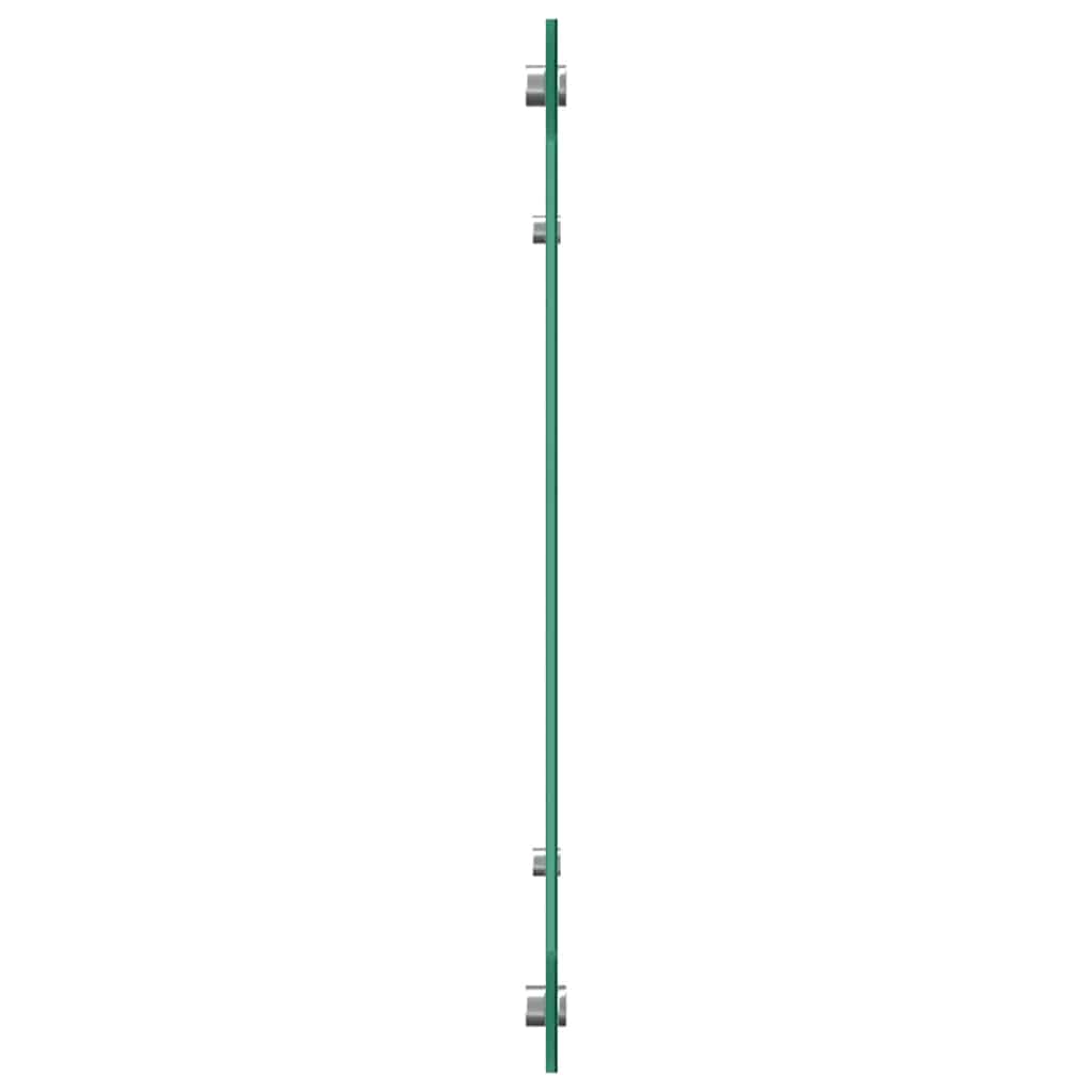 Küchenrückwand 2 pcs Hellgrau 110 x 40 cm Gehärtetes Glas