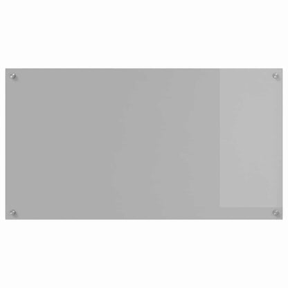 Küchenrückwand 2 pcs Hellgrau 110 x 60 cm Gehärtetes Glas