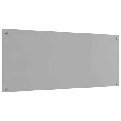 Küchenrückwand 2 pcs Hellgrau 120 x 50 cm Gehärtetes Glas