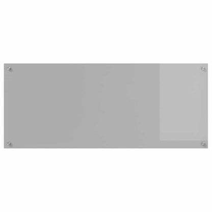 Küchenrückwand 2 pcs Hellgrau 120 x 50 cm Gehärtetes Glas