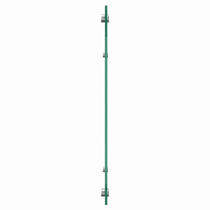 Küchenrückwand 2 pcs Hellgrau 120 x 50 cm Gehärtetes Glas