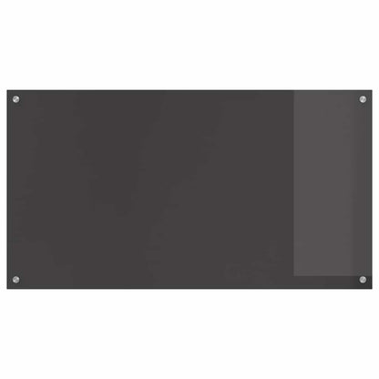 Küchenrückwand 2 pcs Dunkelgrau 110 x 60 cm Gehärtetes Glas