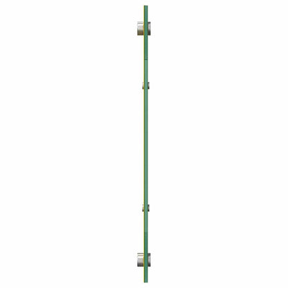 Küchenrückwand 2 pcs Gelb 110 x 40 cm Gehärtetes Glas