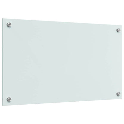 Küchenrückwand 2 pcs Weiß 70 x 40 x 0.8 cm Gehärtetes Glas