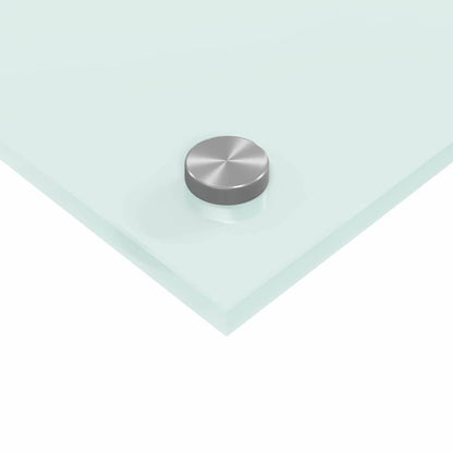 Küchenrückwand Weiß 70 x 50 x 0.8 cm Gehärtetes Glas