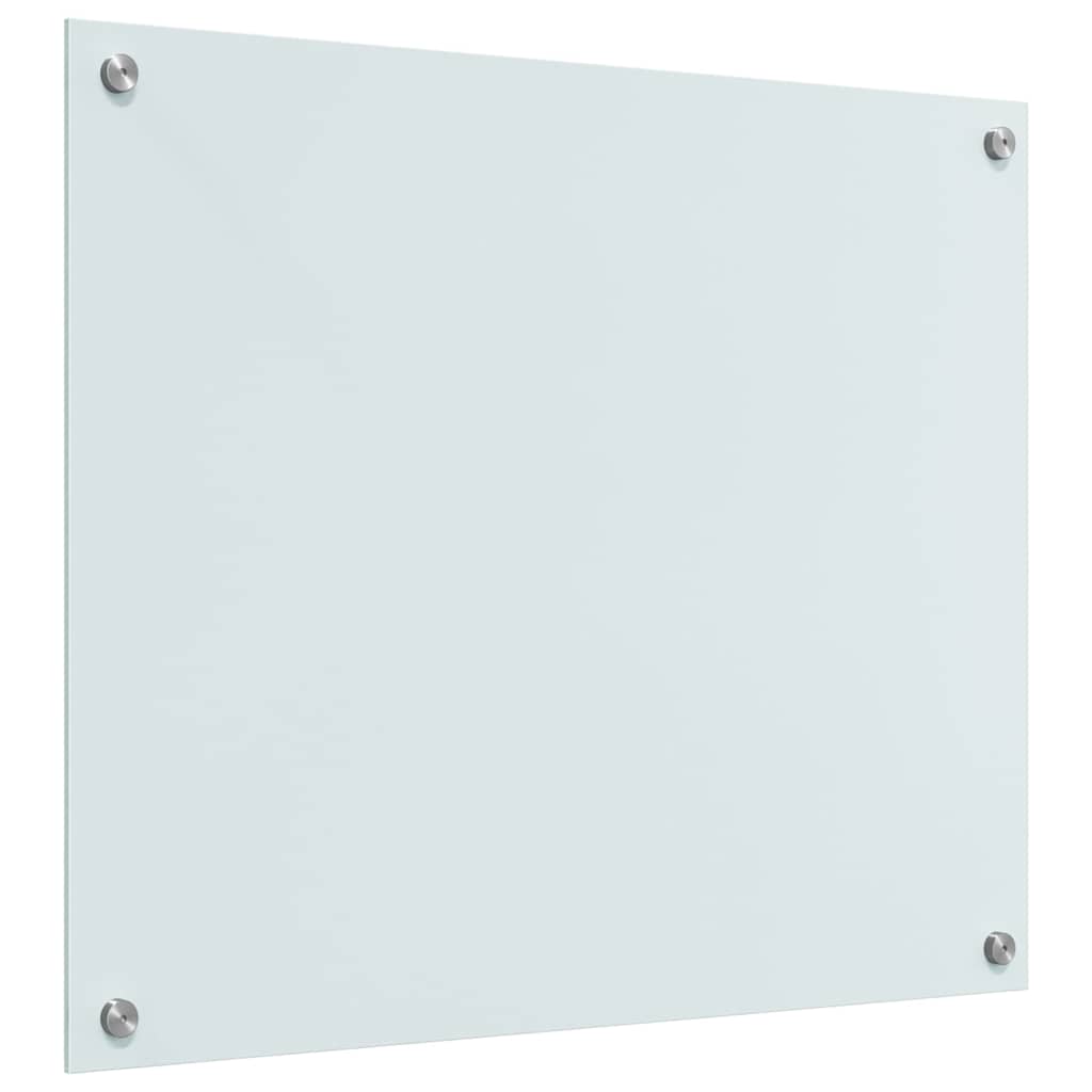 Küchenrückwand Weiß 70 x 60 x 0.8 cm Gehärtetes Glas