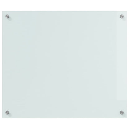 Küchenrückwand Weiß 70 x 60 x 0.8 cm Gehärtetes Glas
