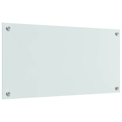 Küchenrückwand Weiß 80 x 40 x 0.8 cm Gehärtetes Glas