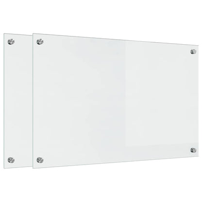 Küchenrückwand Transparent 80 x 50 x 0.8 cm Gehärtetes Glas