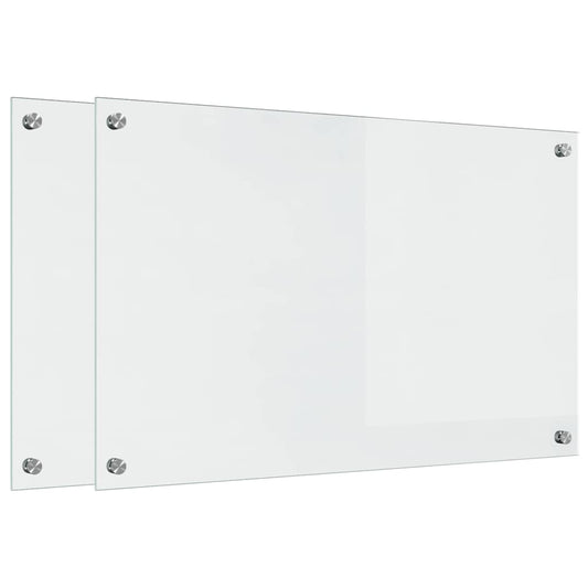 Küchenrückwand Transparent 80 x 50 x 0.8 cm Gehärtetes Glas