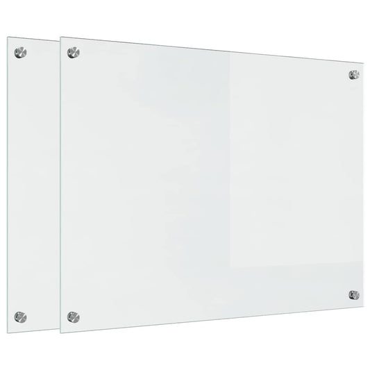 Küchenrückwand Transparent 80 x 60 x 0.8 cm Gehärtetes Glas