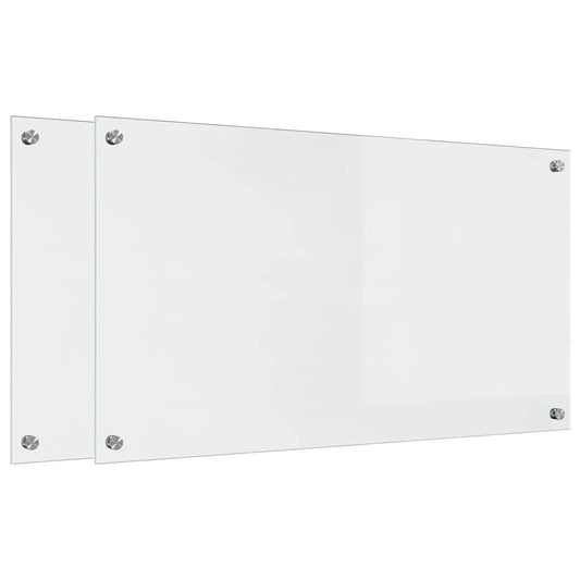 Küchenrückwand Transparent 90 x 50 x 0.8 cm Gehärtetes Glas