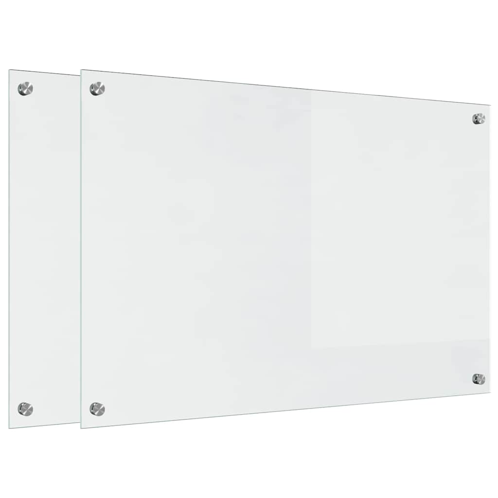 Küchenrückwand Transparent 90 x 60 x 0.8 cm Gehärtetes Glas